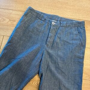 NEW Rogan Y2K Men’s Chambray Button Fly 100% Cotton Pant Size 32